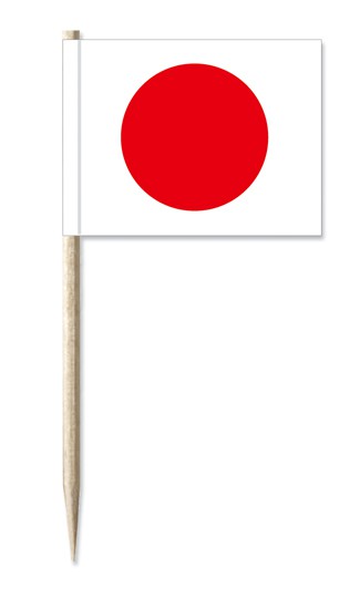 Minifahne Japan
